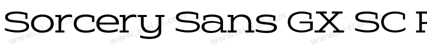 Sorcery Sans GX SC R字体转换